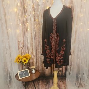 Free People embroidered dress